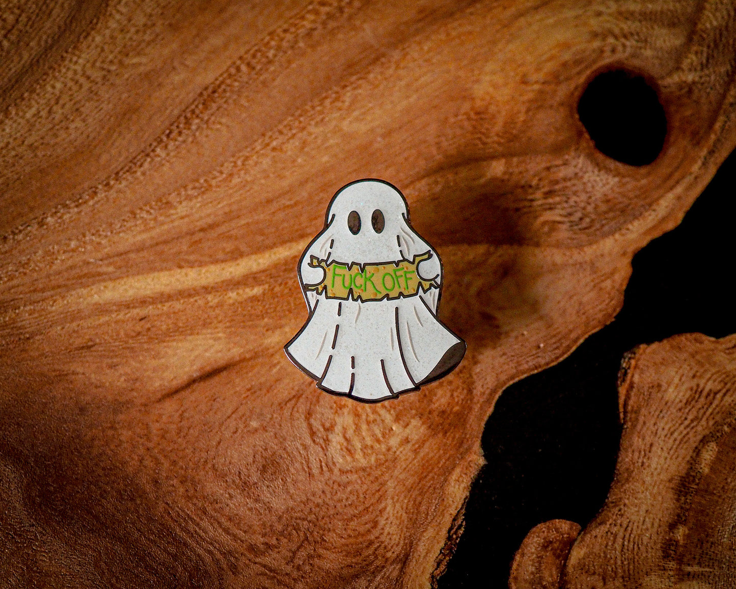 Ghosts - F*** Off - Enamel pin