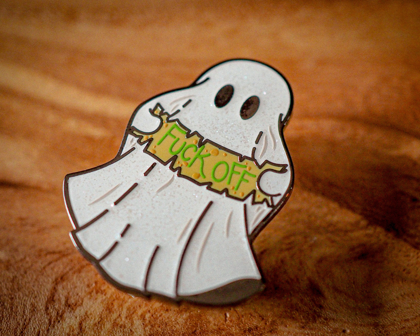 Ghosts - F*** Off - Enamel pin