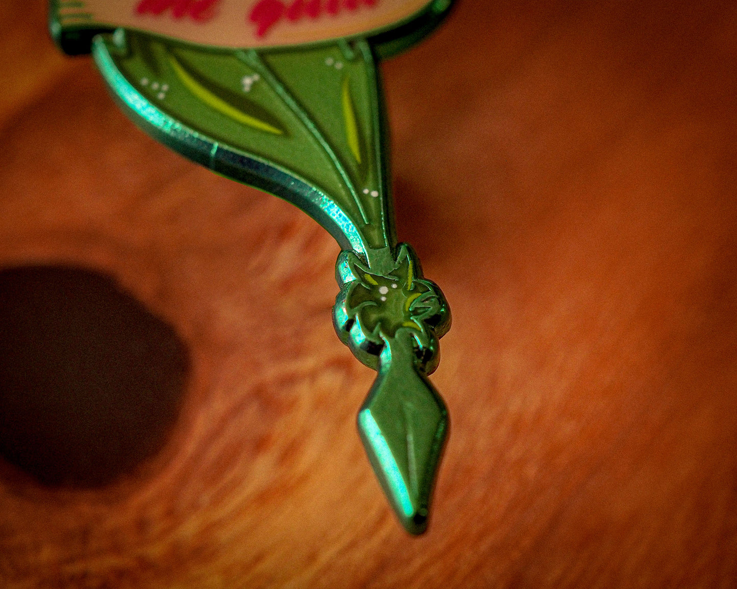 Mean Journalist Quill - GREEN variant - Enamel pin