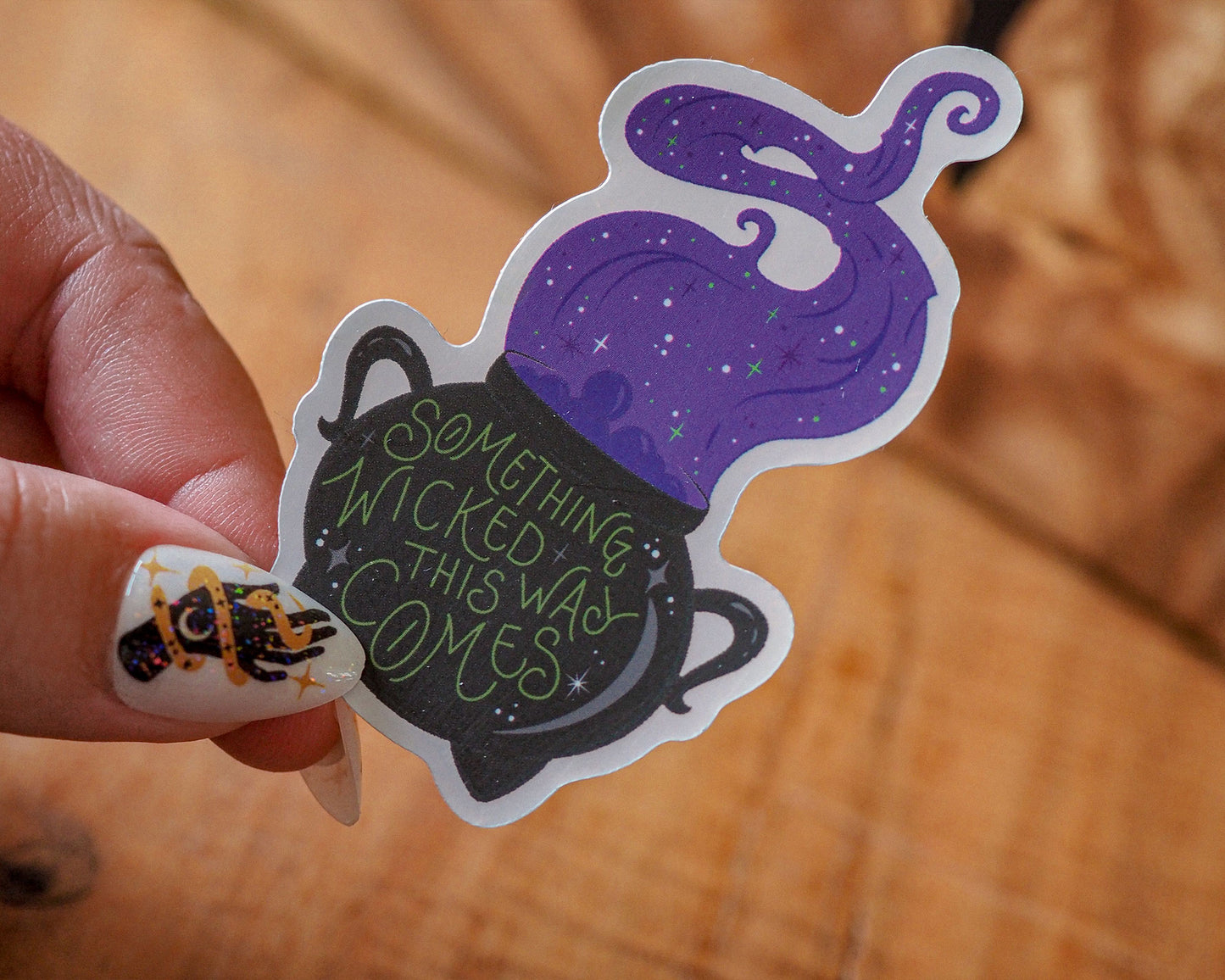Spooky Cauldron - Frosted Sticker