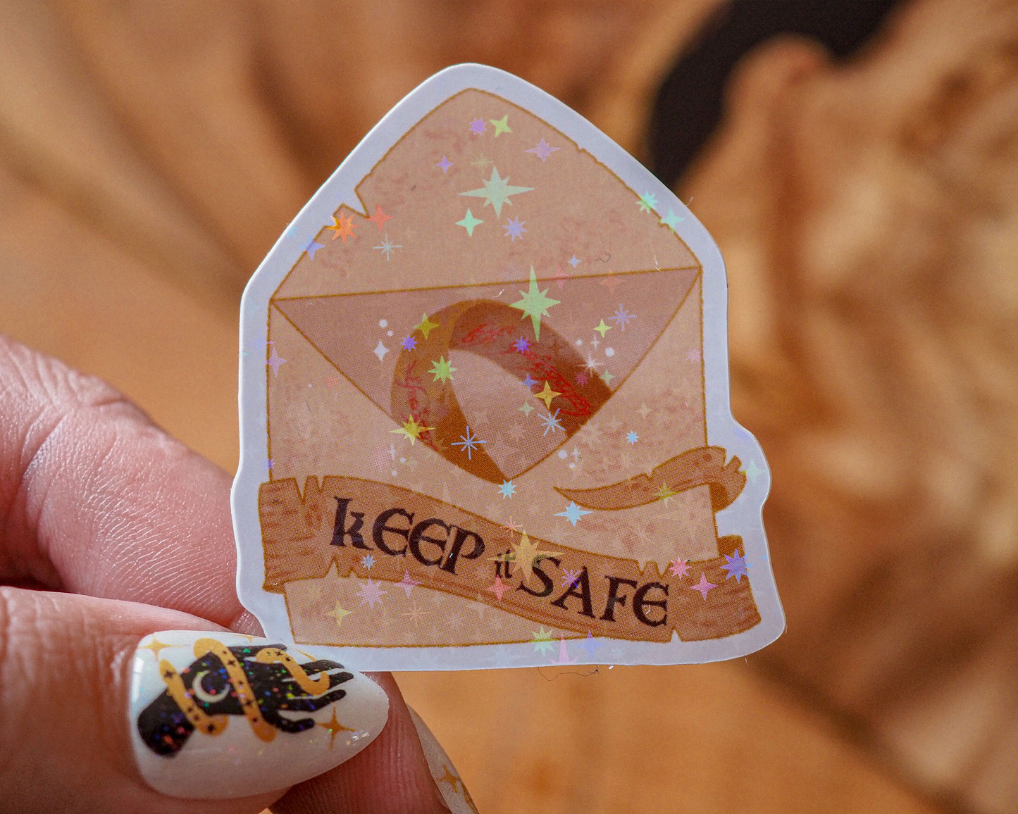 Keep it safe - Holographic Sticker