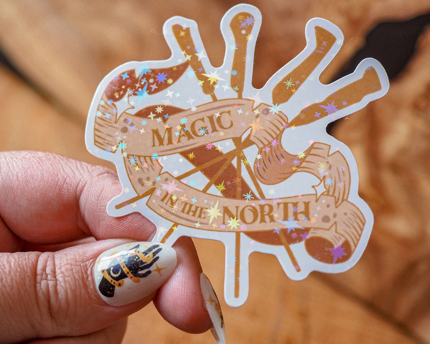 Magic In the North - Holographic Sticker