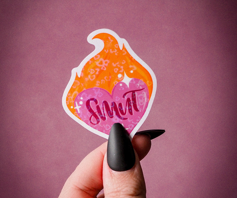 Bookish Heart - Holographic