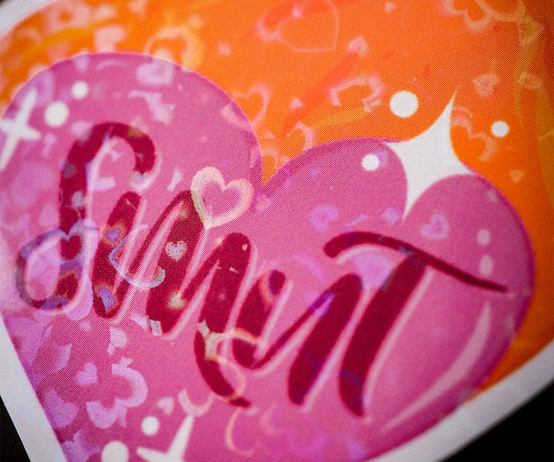 Bookish Heart - Holographic