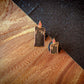 Mini Bougies - Noir - Set de broches en émail