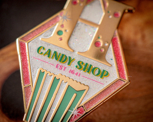 Sweet Shop Sign - 2.0 - Enamel Pin