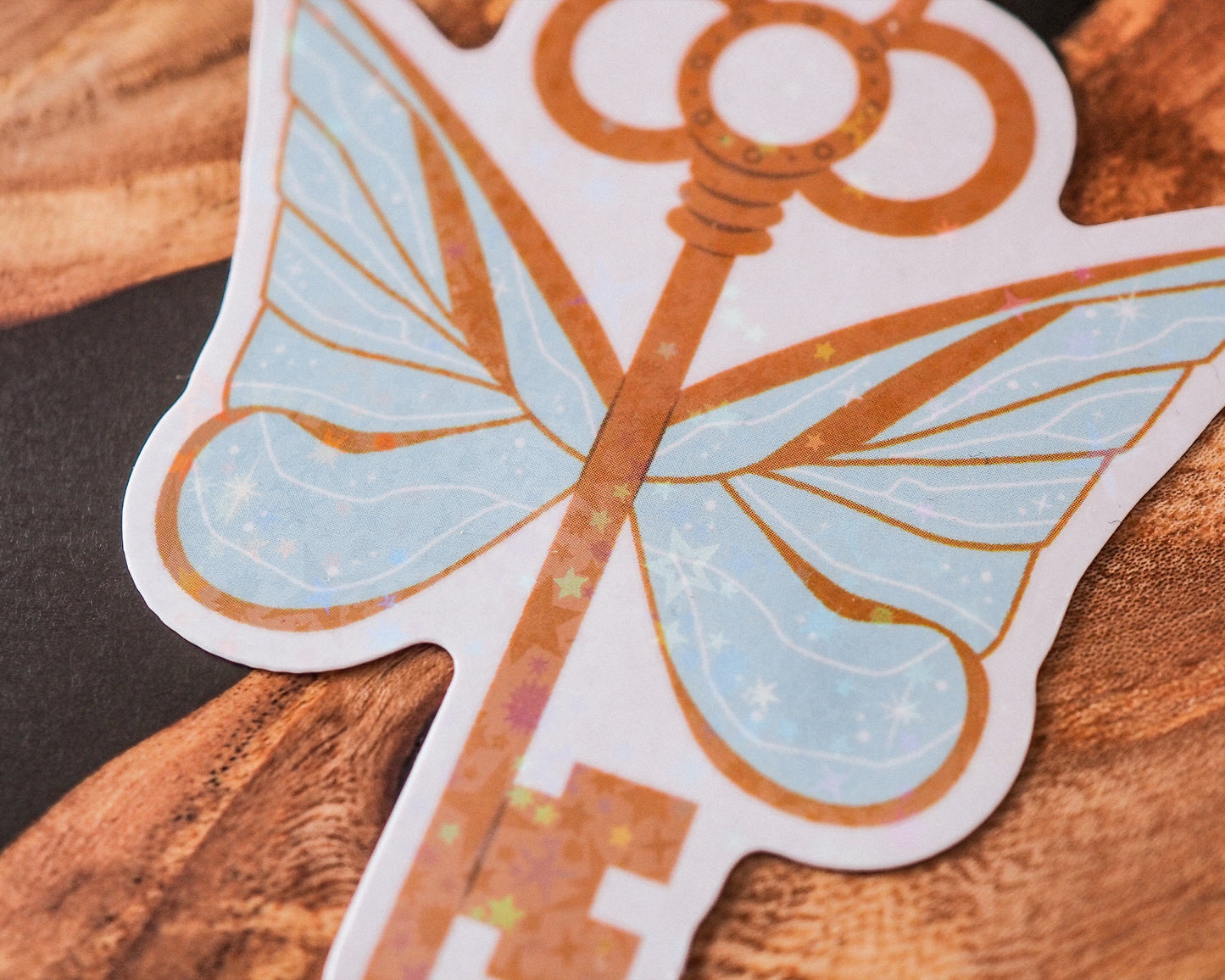 Flying Key - Holographic Sticker – NimbusDesigns.ca